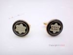 AAA Grade Montblanc Classic Collection Gold&Black Cuff Links Replica